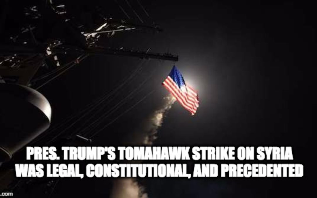 President Trump’s Syria Bombing Was Constitutional (Thomas Jefferson & Harry Truman Say So)