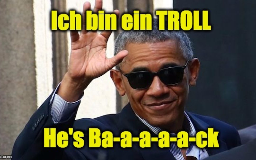 Obama Goes To Germany And Trolls Trump