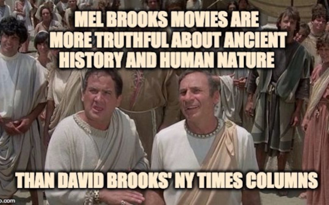 David Brooks Proves He’s Ignorant About Ancient Greece, Human Nature, & Foreign Policy