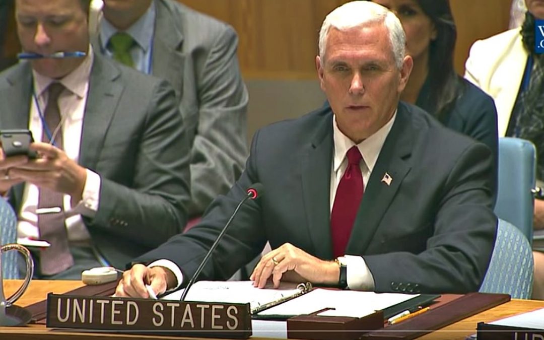 Pence Berates the UN Human Rights Council says They “Don’t Deserve their Name”