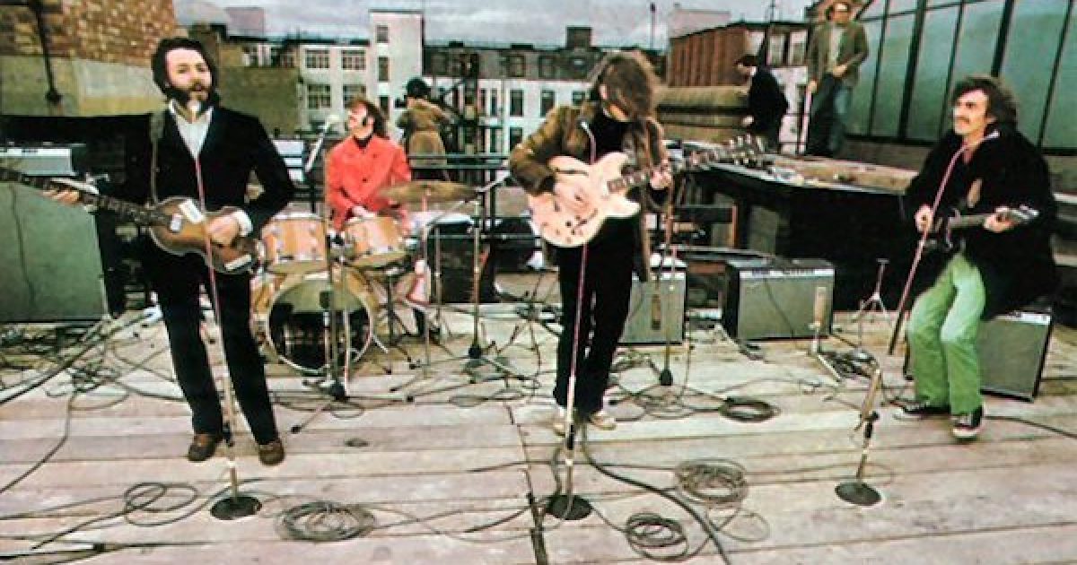 Beatles rooftop