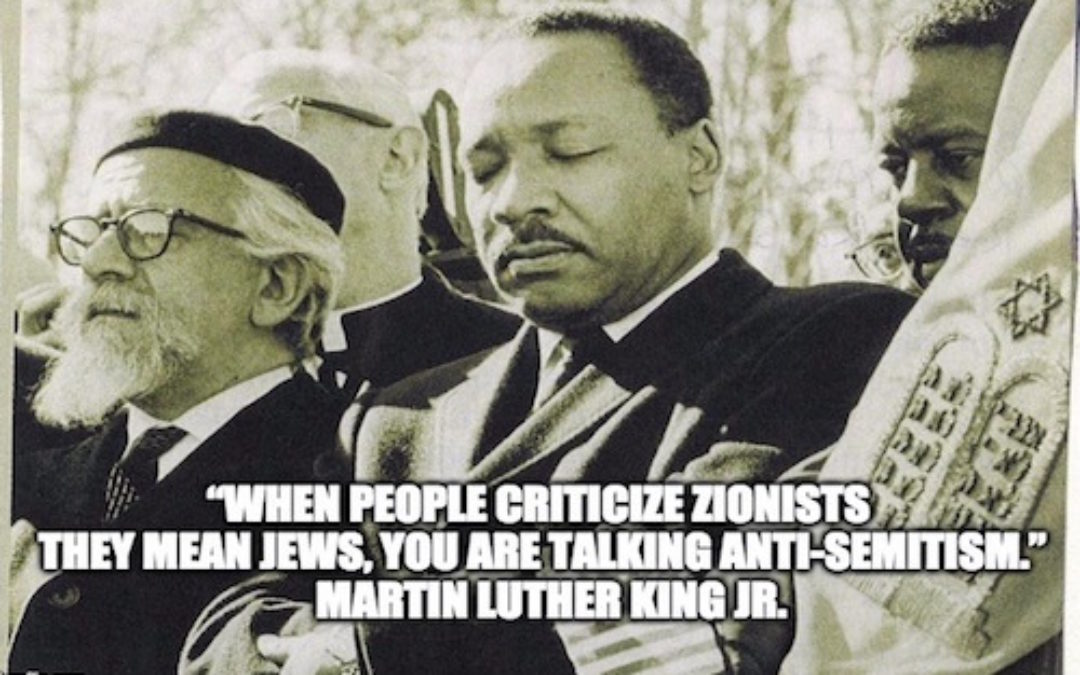 Rev. Dr. Martin Luther King Jr. Was A Zionist