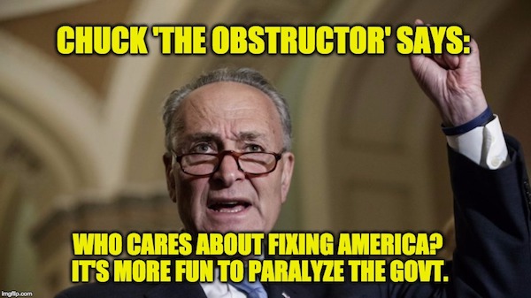 Chuck 'The Obstructor' Schumer