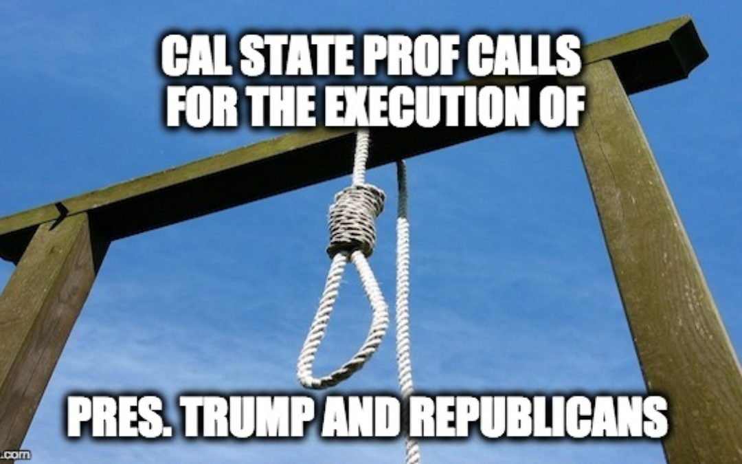 Cal State Prof. Lars Maischak: Kill Trump & Execute Republicans