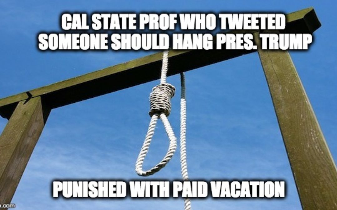 Prof. Lars Maischak Who Tweeted Hang Trump & Execute Republicans, Suspended WITH PAY