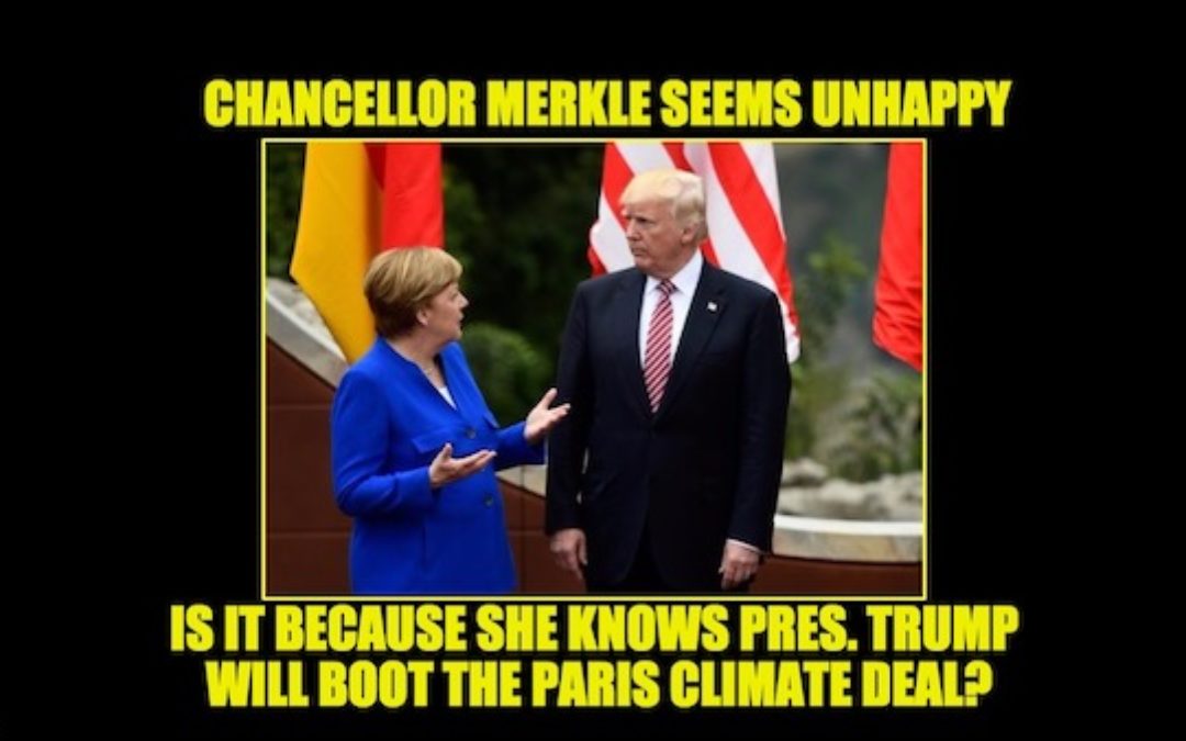 Report: Trump Tells ‘Confidants’ U.S. Will LEAVE Paris Climate Deal