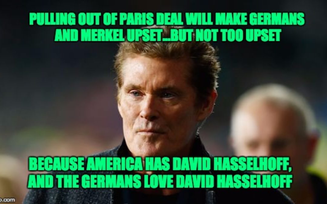 We’re Outta There! President Pulling Out Of Paris Climate Accord