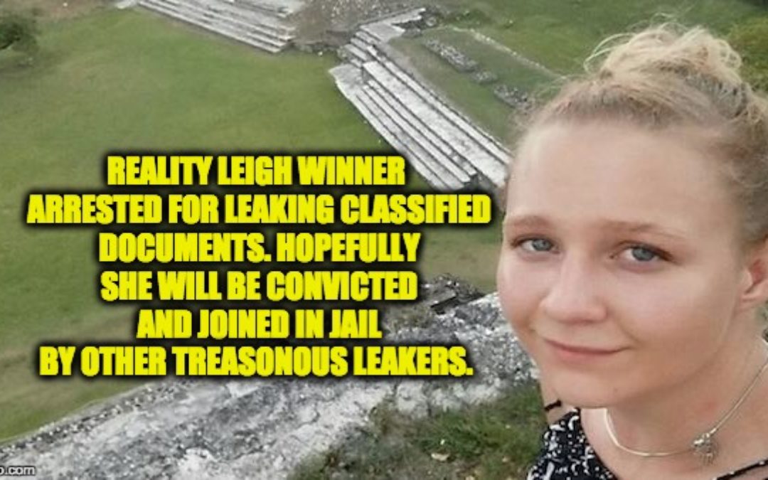 ROT IN JAIL: First Anti-Trump Leaker Of Classified Information Arrested and Jailed