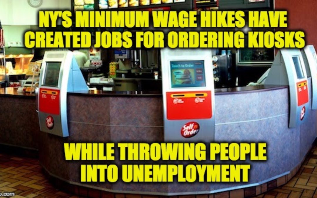 NY State Minimum Wage Hike “Killing” Restaurants/ Increasing Unemployment