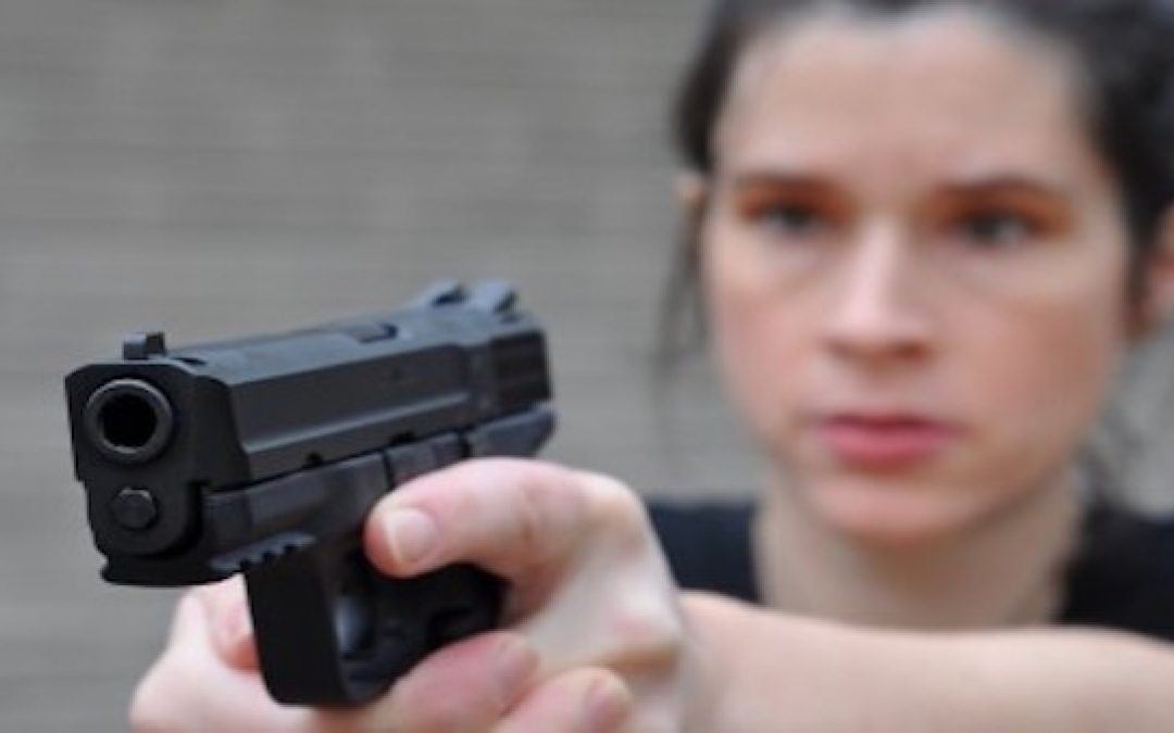 Female Hero With A Handgun Saves Policeman’s Life in Georgia