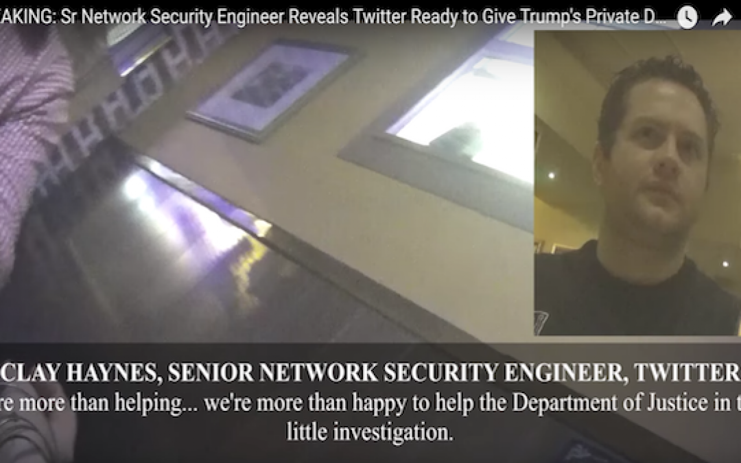 Project Veritas Video: Twitter Elated To Give Trump’s DMs & Public Tweets To DOJ