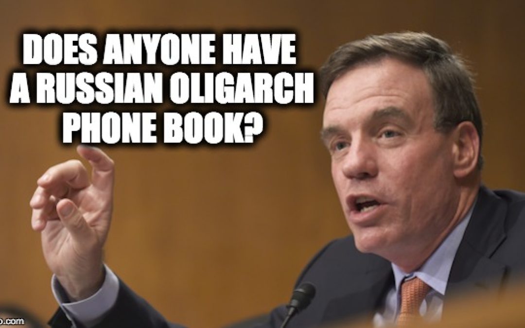 Dem. Sen. Mark Warner Colluded W/Russians To Get Private Meet W/Christopher Steele