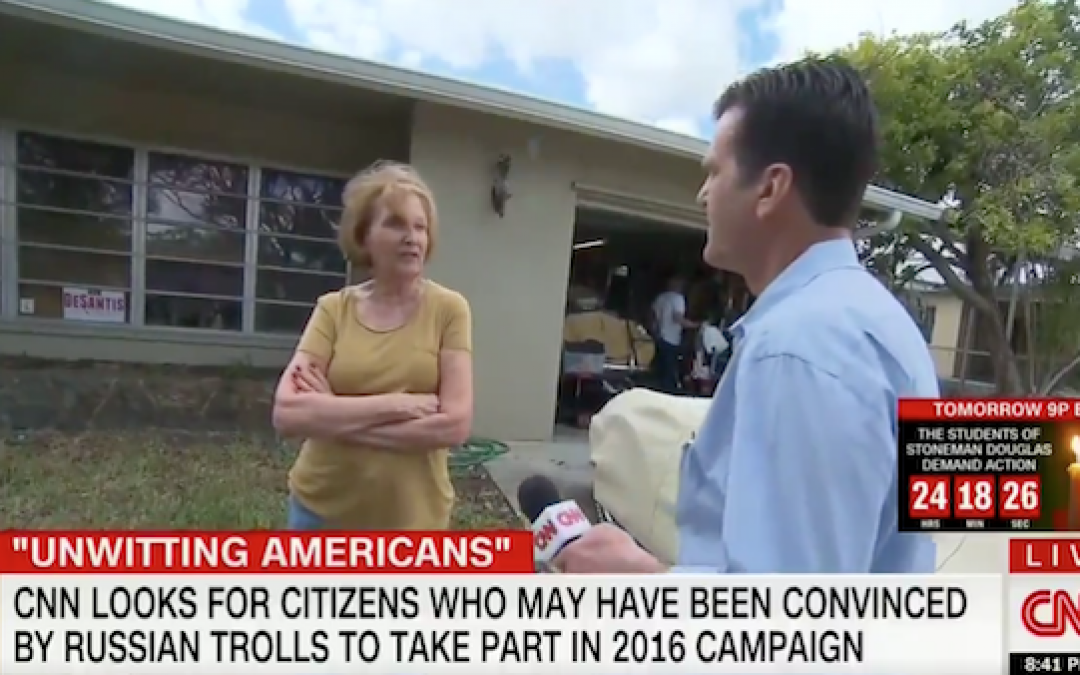 CNN Harasses Elderly Trump Supporter Over ‘Involvement With Russians’