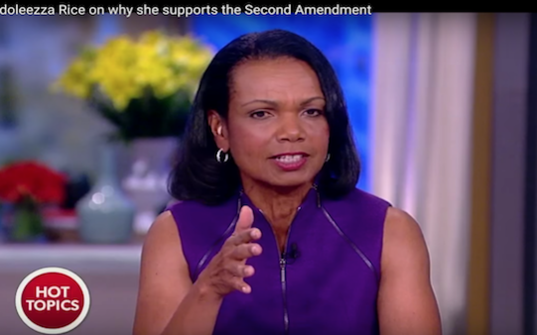 Condoleezza Rice’s Powerful Story Of Why She Supports Second Amendment