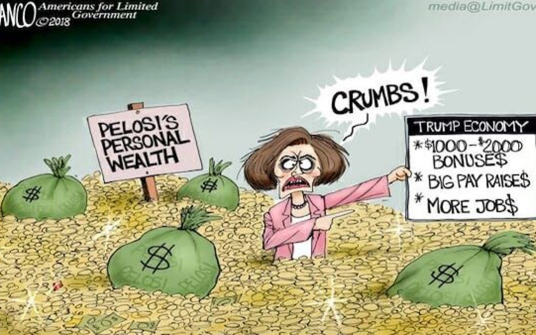Nancy Pelosi Reveals Income-Stealing Agenda If Dems Win Back House
