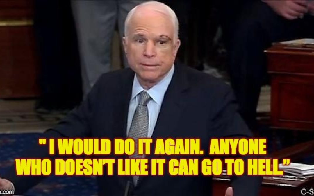 John McCain Confirms He Gave Comey The Dossier