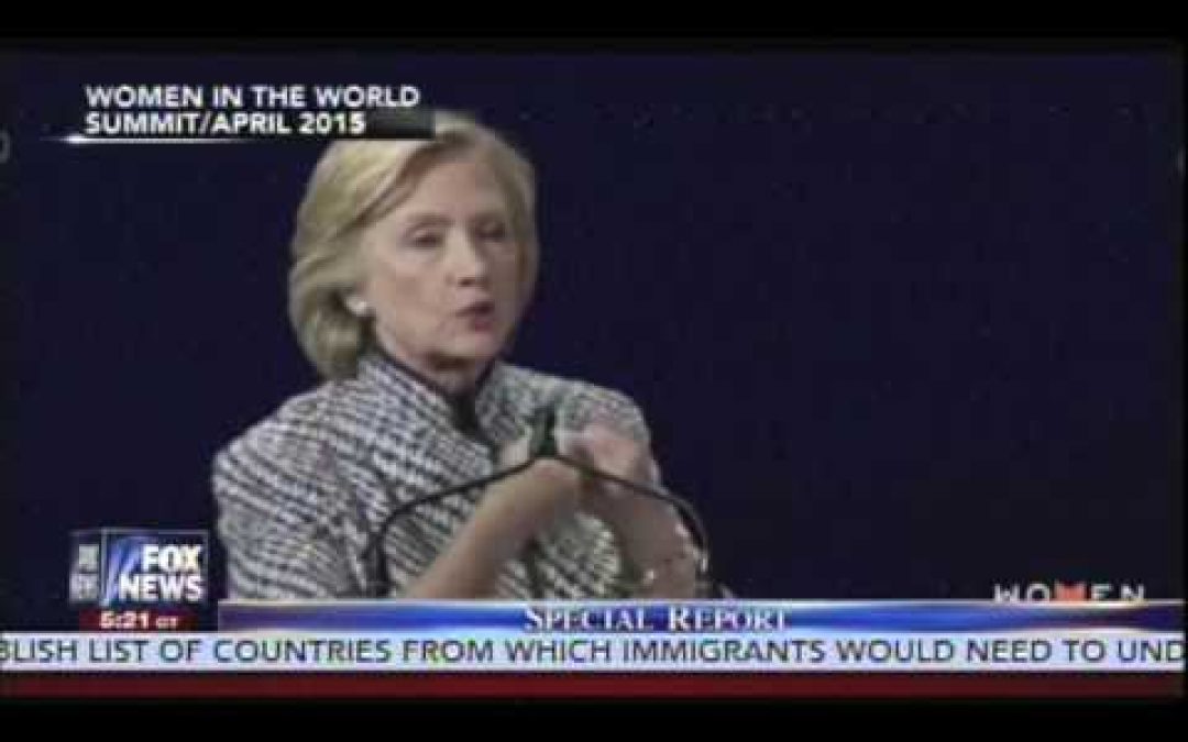 Flashback: Hillary Demands Americans Change Religious Beliefs To Suit Her
