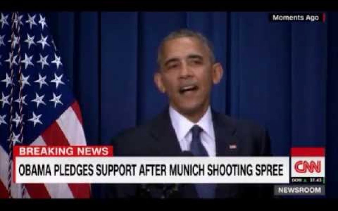 Video: Obama Cracks Joke While Addressing Munich Terror Attack