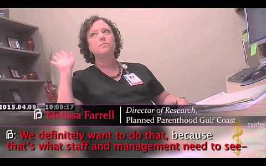 New CMP Video Shows How Planned Parenthood Hides Profits From Selling Baby Parts
