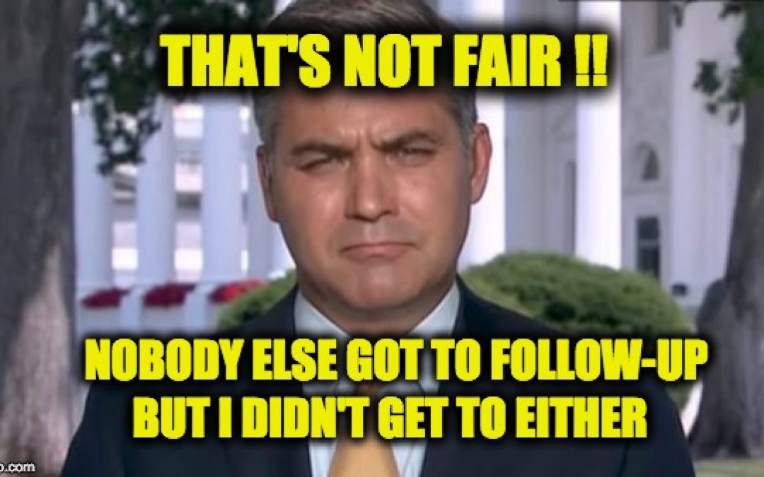 CNN’s Jim Acosta Finally Says Something (Sort Of) Good About Pres. Trump