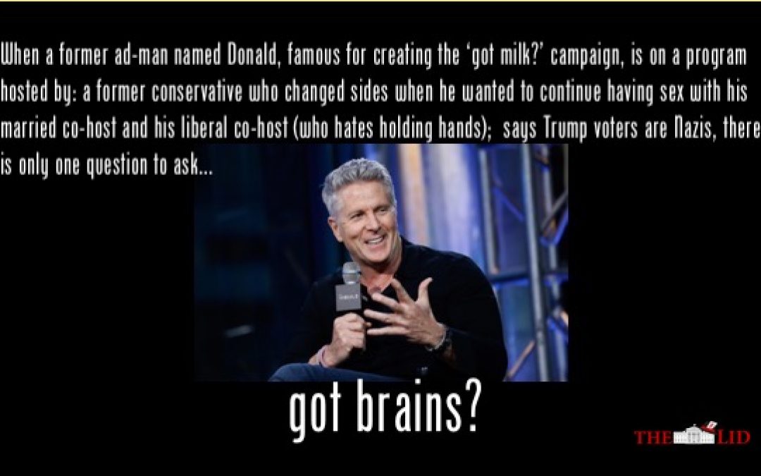 MSNBC’s Donny Deutsch Demands Trump Voters Be Called Nazis