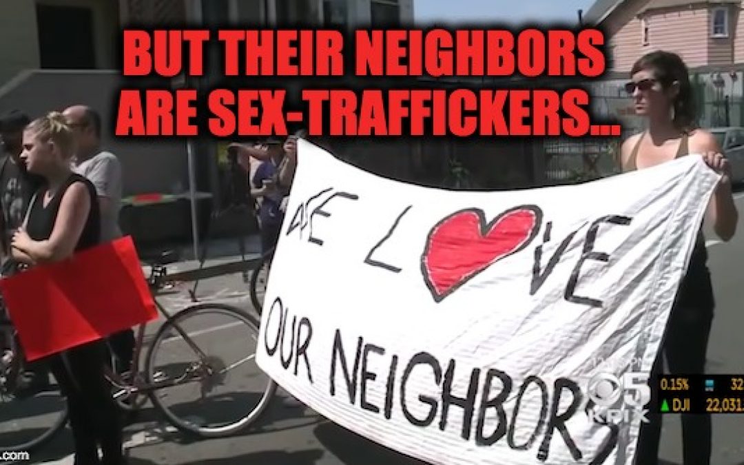 Video: Crazy Anti-ICE Liberals Protest An ICE Raid On Child-Sex Traffickers