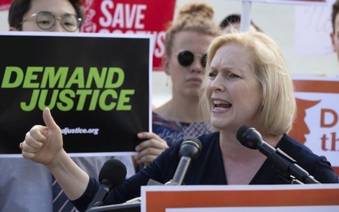 Sen. Gillibrand, A Political Hack Who Shifts Her Positions Whenever Wind Direction Changes