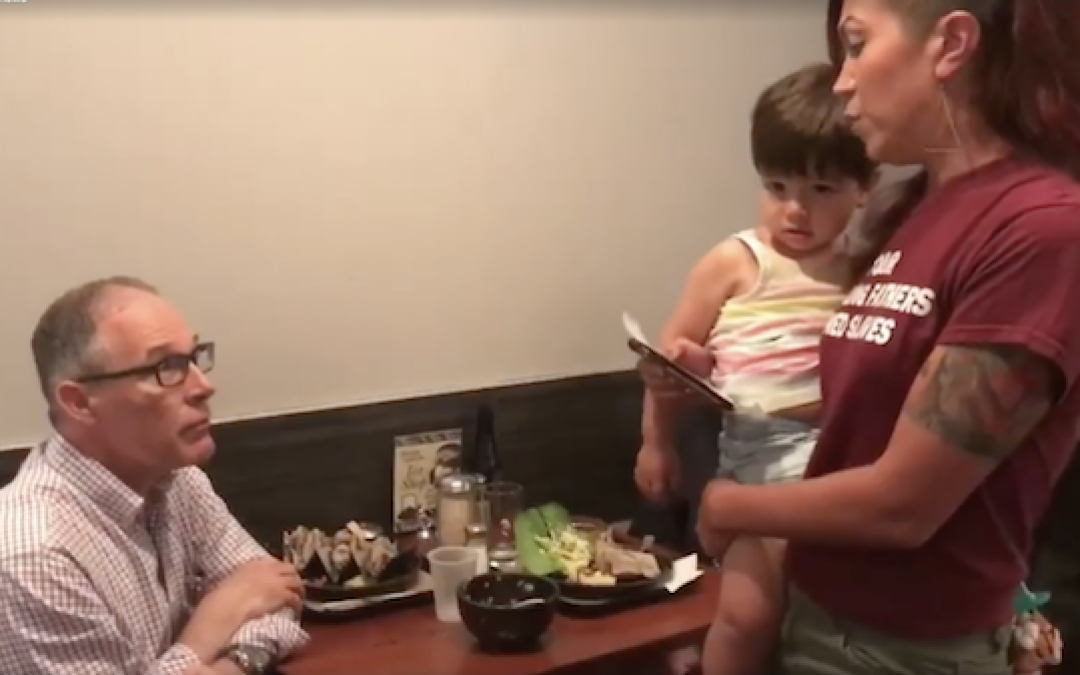 Video: Woman Confronts EPA Head Scott Pruitt At Restaurant, Demands Resignation