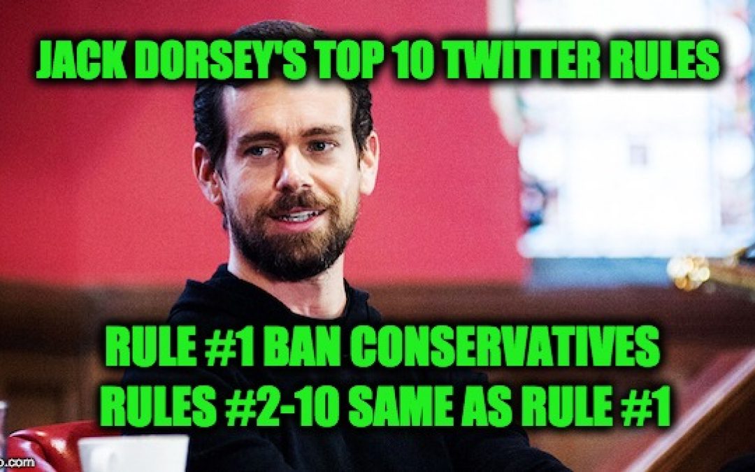 Twitter CEO Jack Dorsey Says Twitter Doesn’t Act Upon Its Lefty Bias