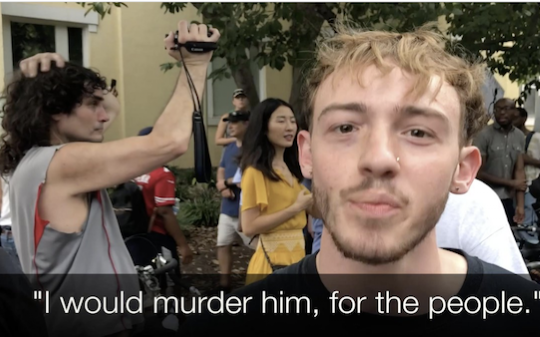 Antifa Protesters Threaten To Kill Trump