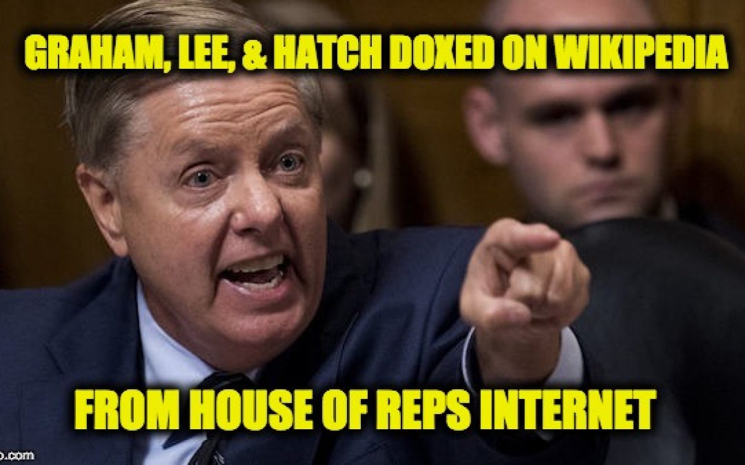 Someone On Capitol Hill Just Doxed Senators Graham, Lee, And Hatch