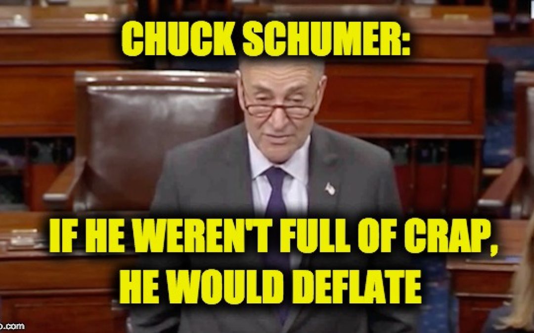 Chuck Schumer Spews Climate Change Lies On The Senate Floor