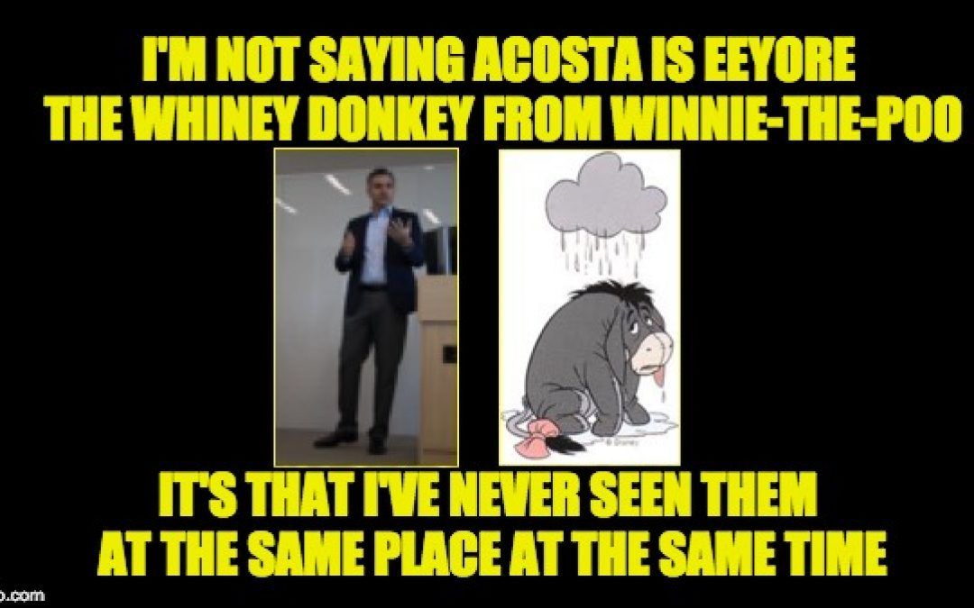 Ex-WH Official Teases CNN’s Jim Acosta, His Answer, ‘F**k You