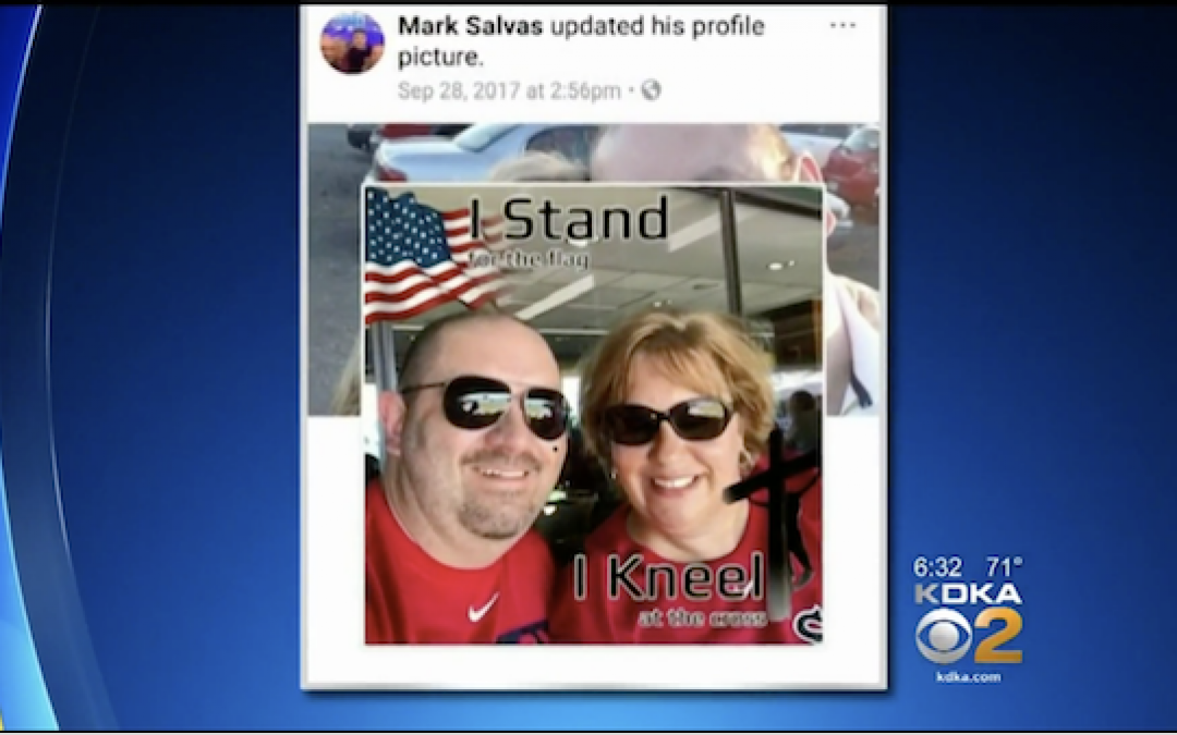 County Dem Leader Forced To Resign For Posts Defending Cop And US Flag