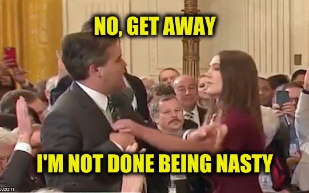 Narcissistic Jim Acosta Embarrasses Himself At Trump Press Conference