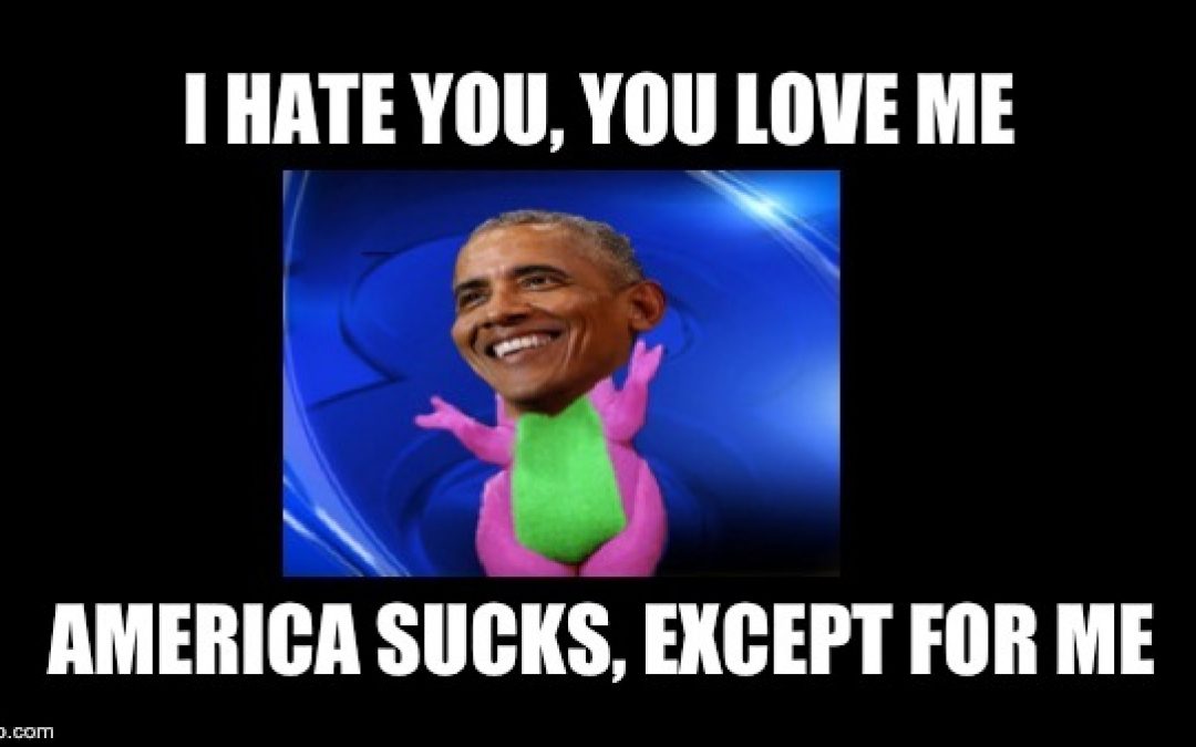 Obama Still Hates Americans