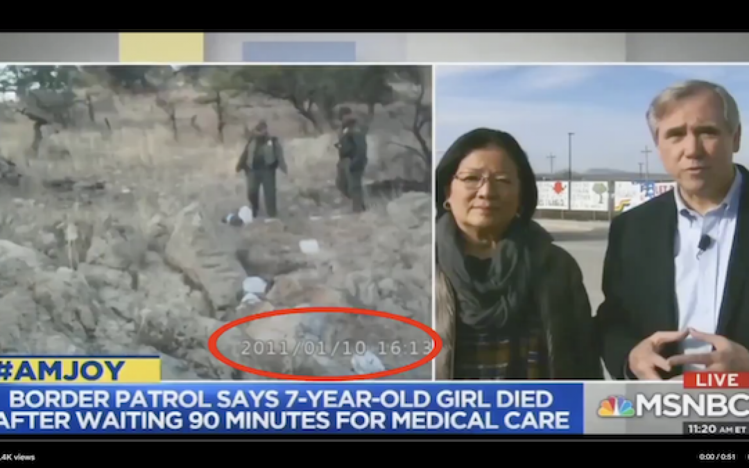 Joy Reid Airs 2011 Video Of CBP Dumping Migrants’ Water, To Trash Trump