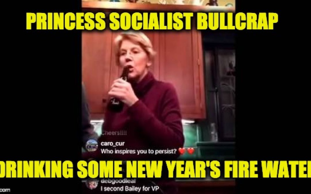 Sen. Pocahontas Warren Drinks Firewater On Ridiculous Instagram Live Stream