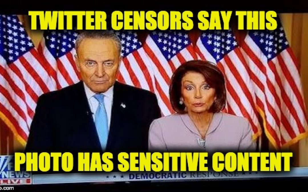 CRAZY! Twitter Hides Schumer Pelosi Picture Claims It Contains ‘Sensitive Content’