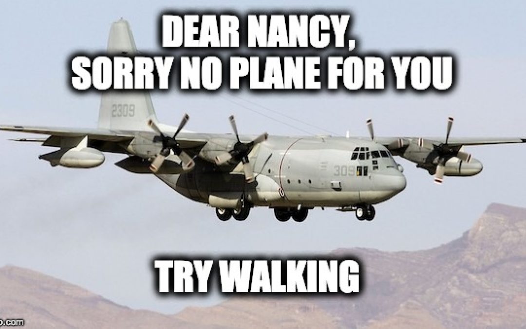 Trump Cancels Today’s Pelosi-Led Trip’s Military Airplane (With Trump Letter)