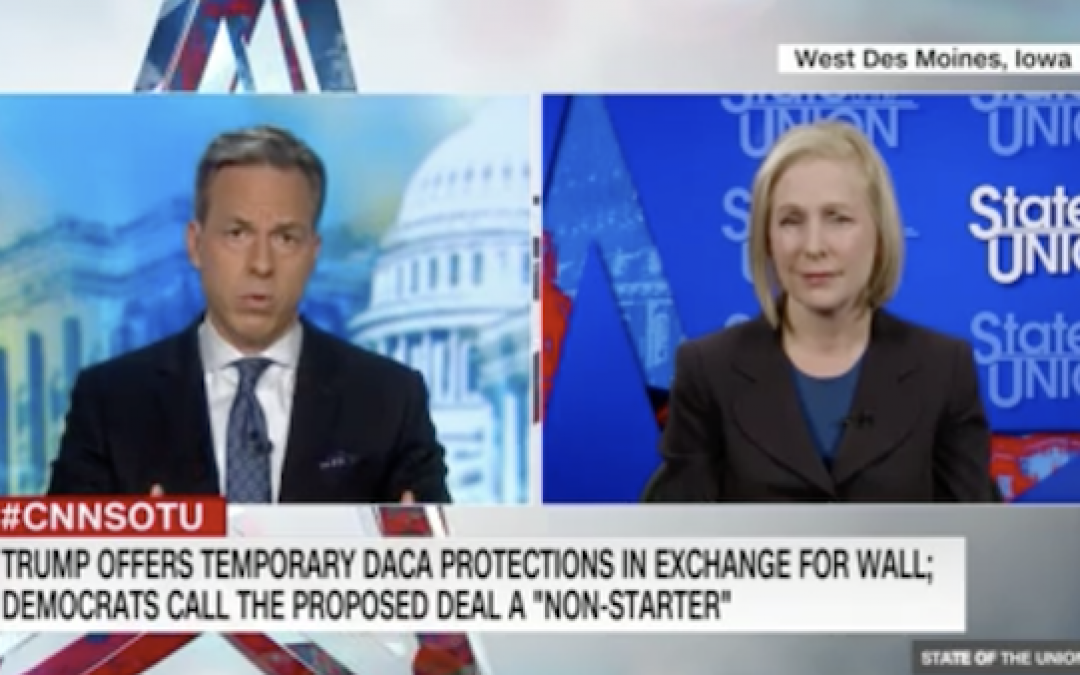 Tapper Outs Gillibrand’s Immigration Deceit, She Responds With False History