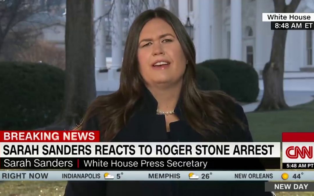 Sarah Huckabee Sanders Gives ‘Em Hell