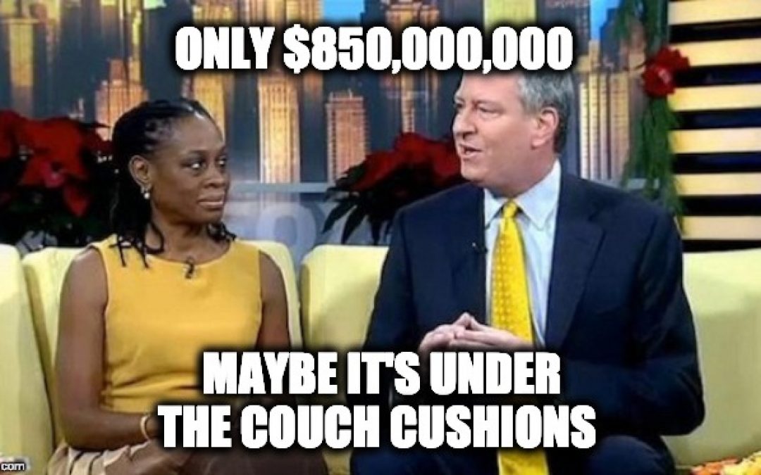 NYC Mayor De Blasio’s Wife Can’t Account For Taxpayer’s $850 Million Used For Mental Health Project