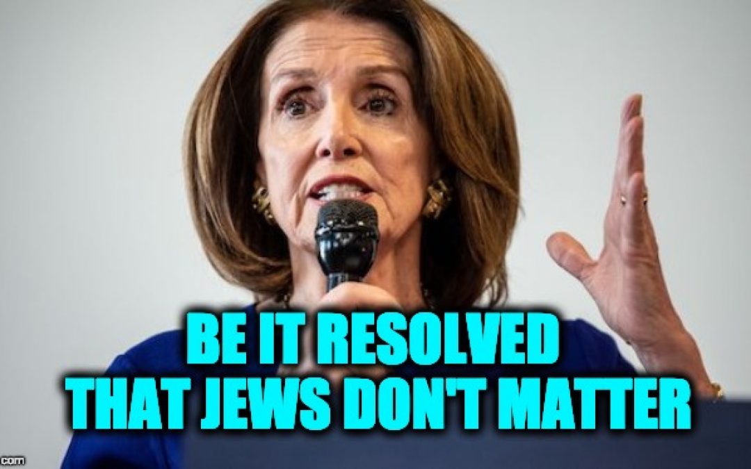 The Democrats Make It Official: Jews Don’t Matter