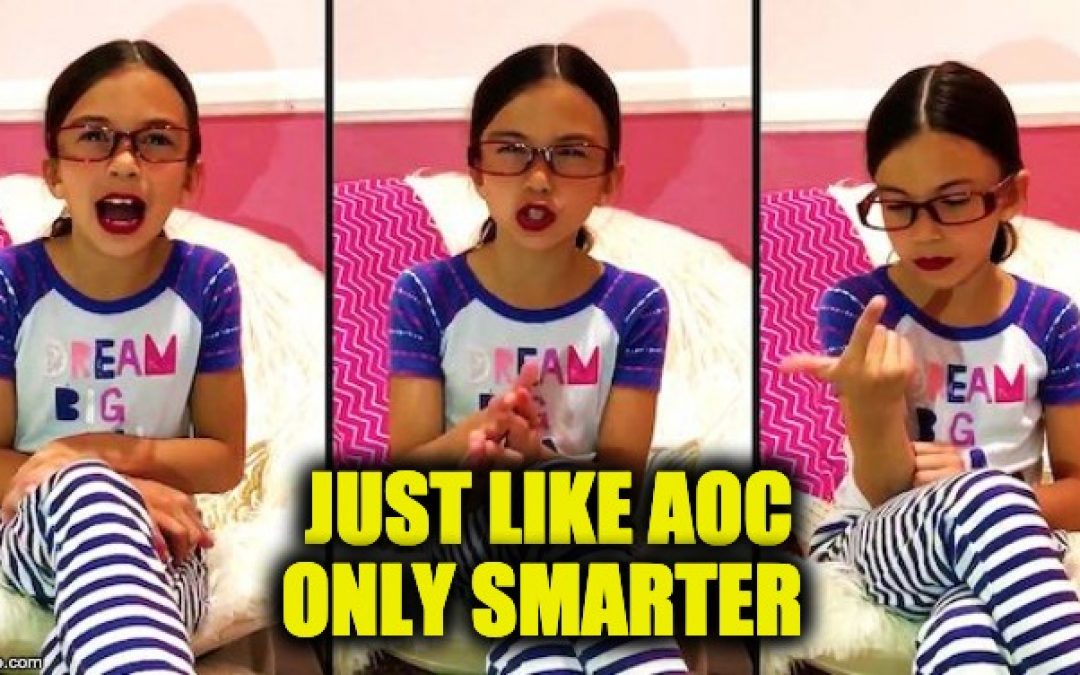 8-Year-Old Alexandria Ocasio-Cortez Impersonator Does AOC Better Than AOC