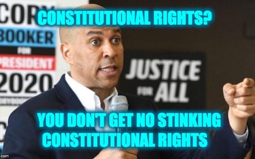 Cory Booker: Constitution Be Dammed! Gun Owners Must Be Federally Licensed