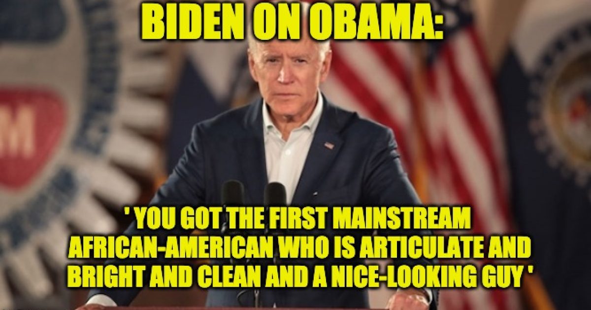 Joe Biden Racist
