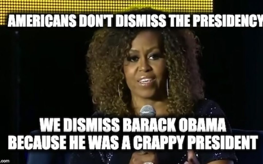 Michelle Obama Calls America Racist for Dismissing Presidency Because ‘Black Man Did It’