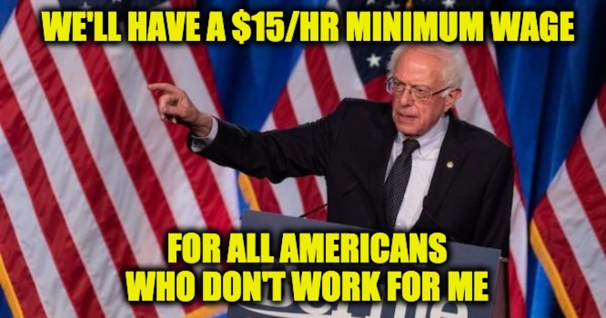Sanders minimum wage