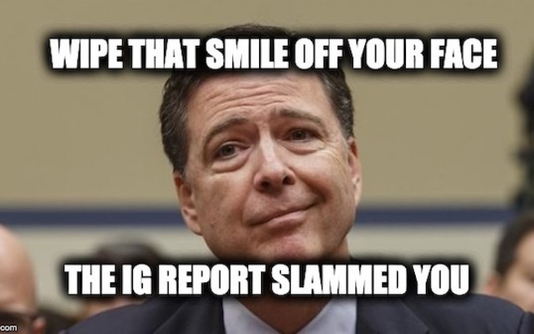 DOJ Inspector General Releases Scathing Comey Report (Full Report Included)